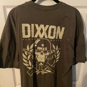 DIXXON Olive Green Short-Sleeve Skull Graphic Tee